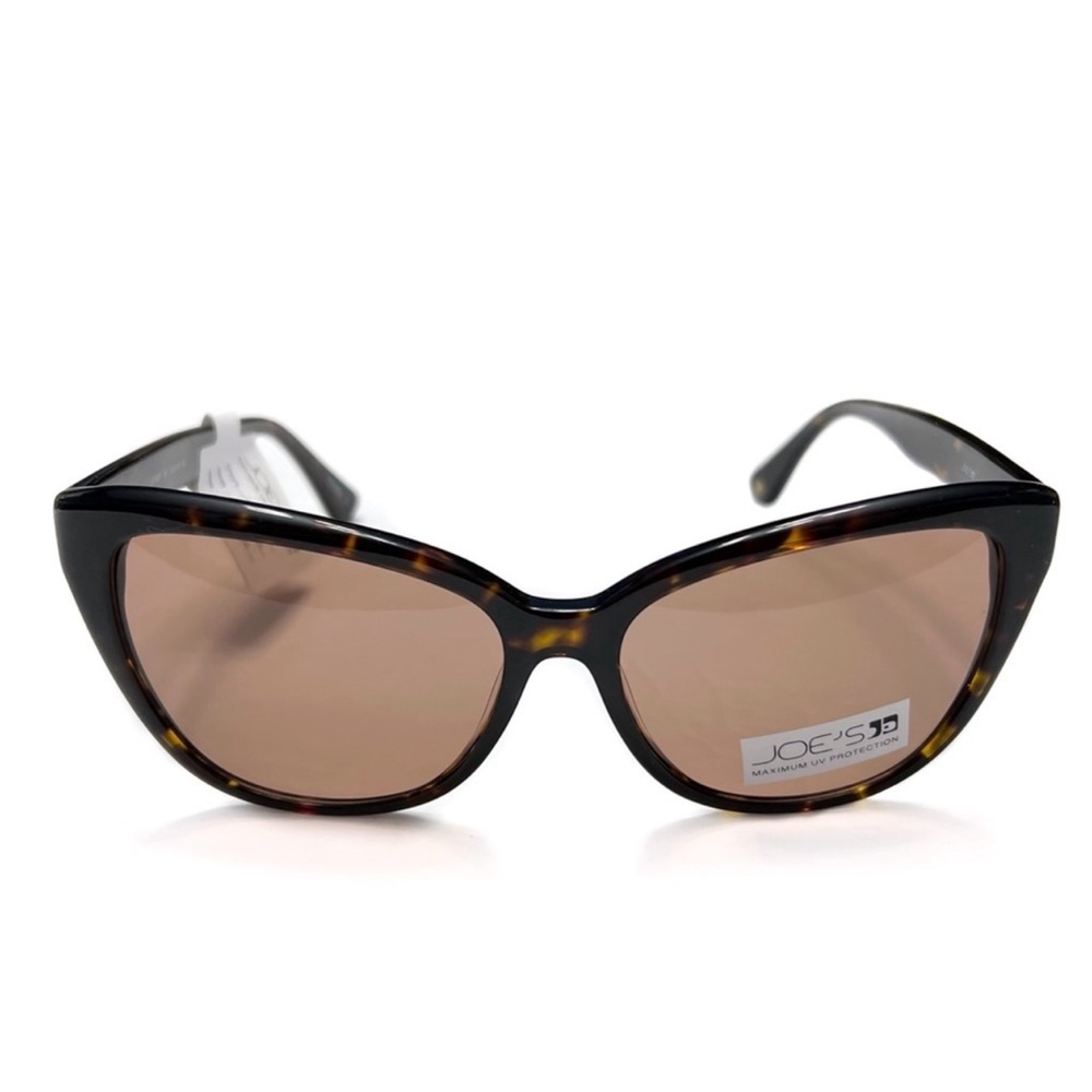 Joe’s Jeans Sunglasses Round Cat Eye Tortoiseshell Brown - Picture 3 of 6